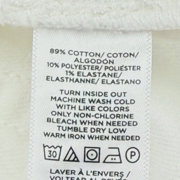 Loft Women's Wide Leg Stretch Modern Fit High Rise White Jeans Size 34/18 NWOT - Picture 7 of 11